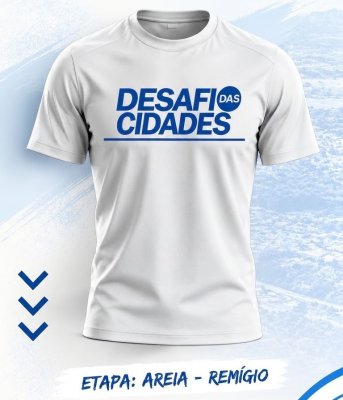 Cartaz de divulgação da prova Desafio das Cidades - Areia / Remigio