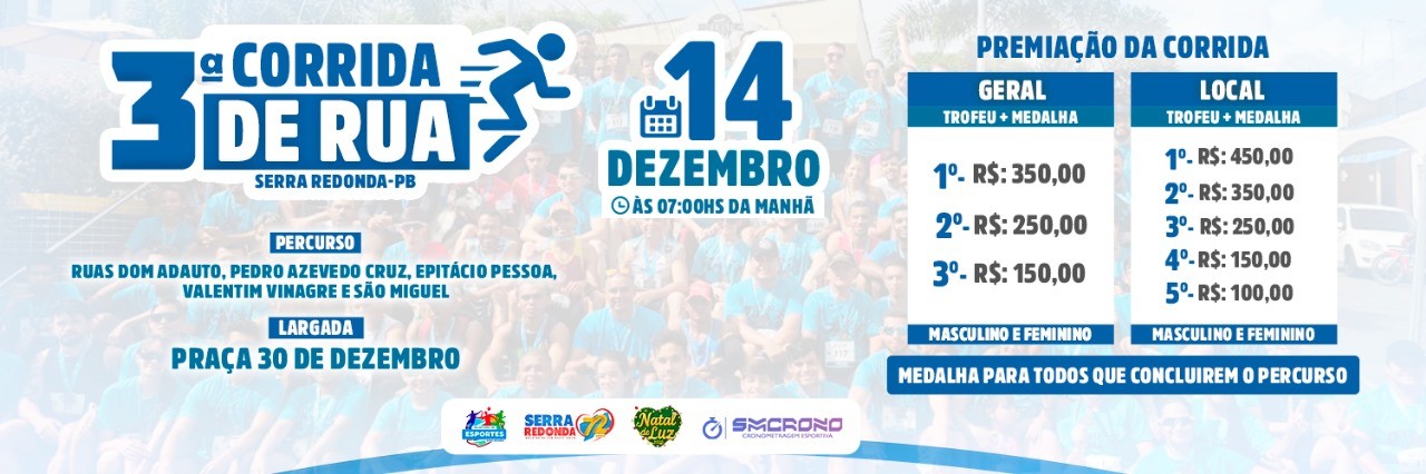 3ª CORRIDA DE RUA DE SERRA SERRA REDONDA
