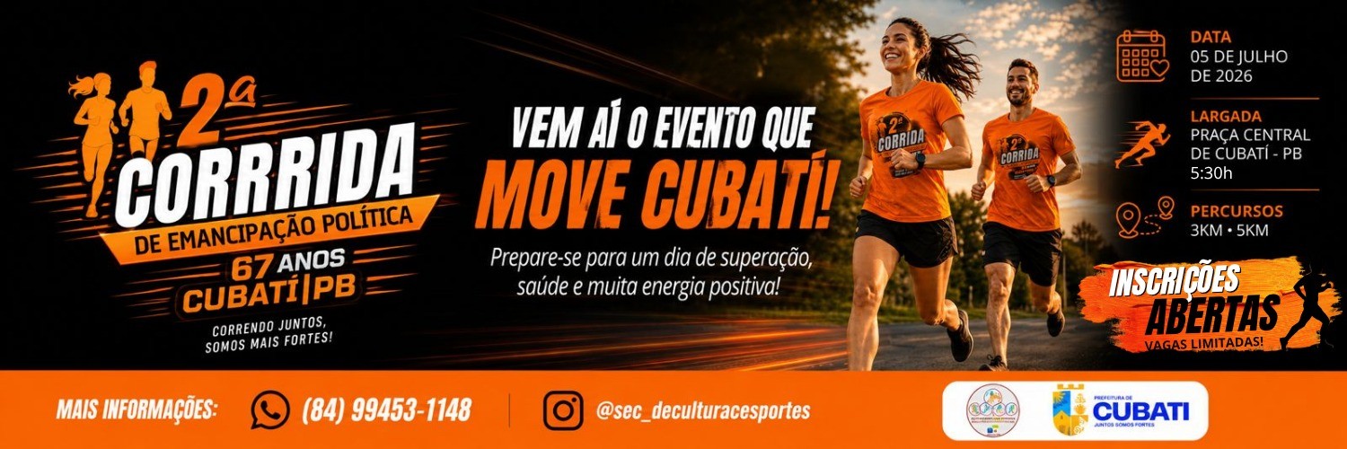 2ª CORRIDA DE EMANCIPAÇÃO POLÍTICA DE CUBATÍ