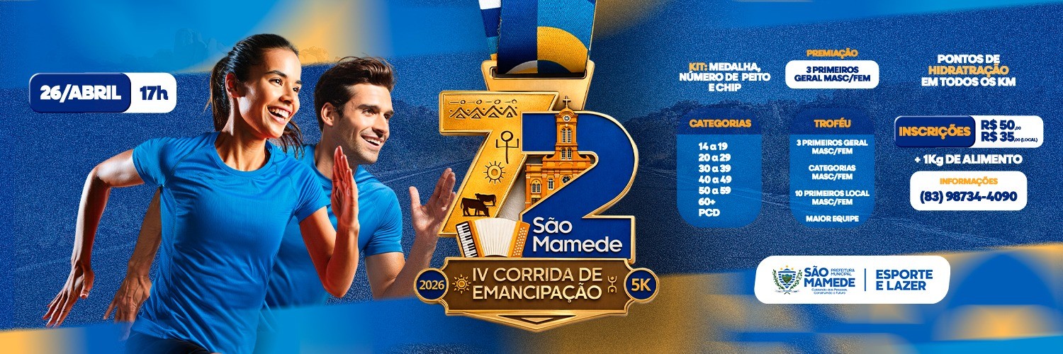 4º CORRIDA DE EMANCIPACAO DE SAO MAMEDE